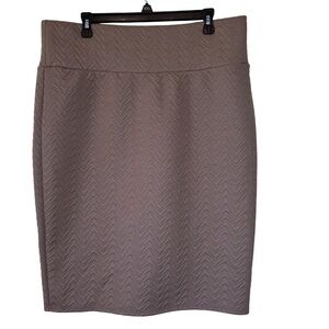 3/$20 LuLaRoe Taupe Pencil Skirt